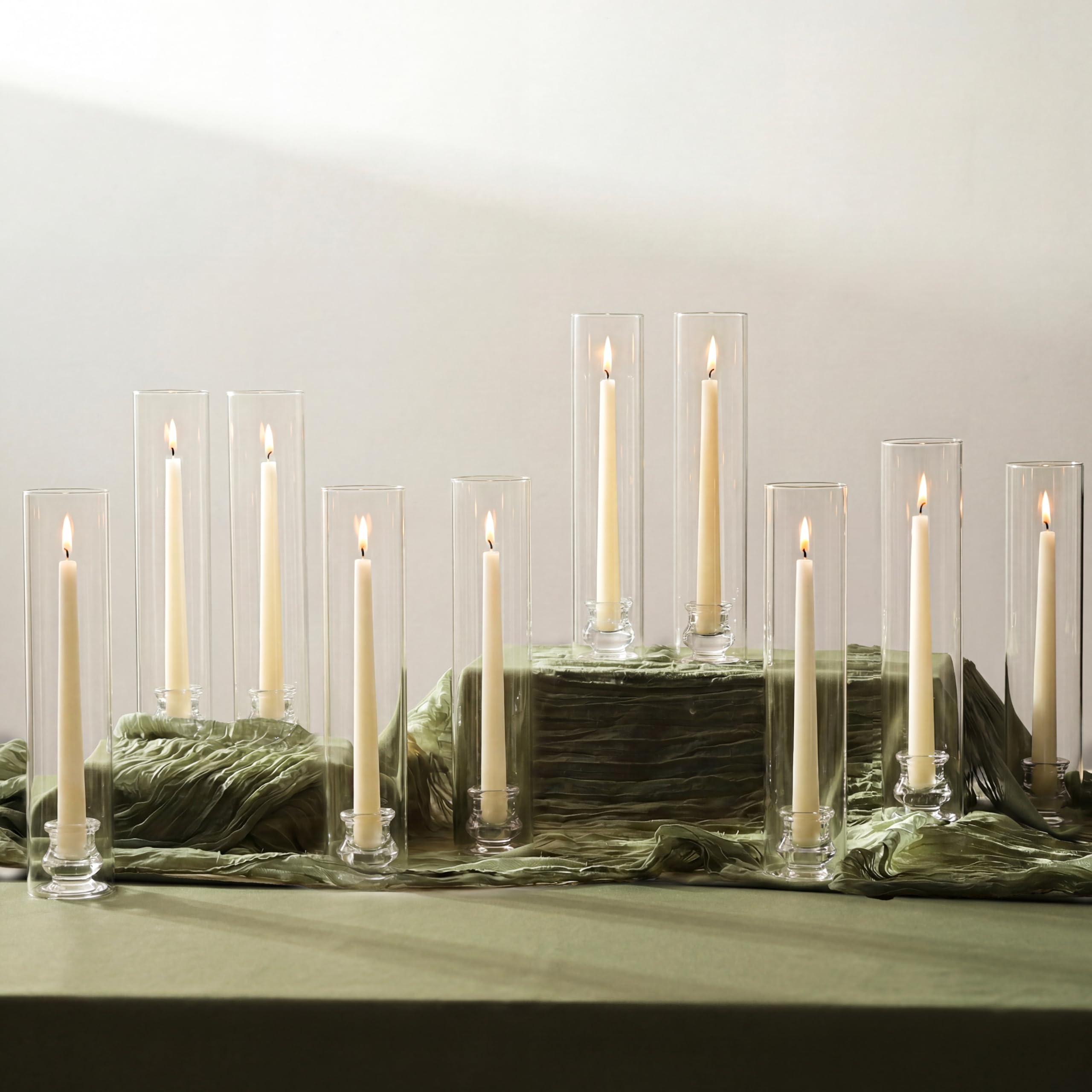 Amazon.com: NUPTIO Candlestick Holder Bulk for Centerpiece: Set of
